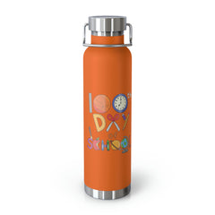 100th Day Of School - Copper Vacuum Insulated Bottle, 22oz