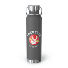 Rockstar Teacher - Copper Vacuum Insulated Bottle, 22oz