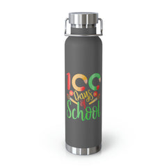 100 Days of School - Copper Vacuum Insulated Bottle, 22oz