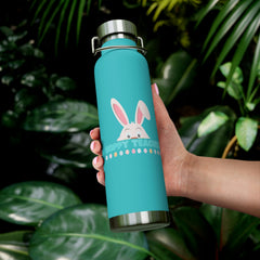 Hoppy Teacher (with Bunny Character) - Copper Vacuum Insulated Bottle, 22oz