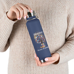 Discover the Joy of Reading - Copper Vacuum Insulated Bottle, 22oz