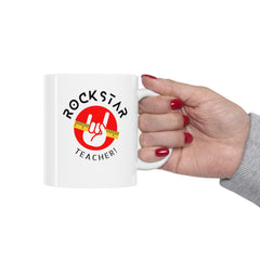 Rockstar Teacher - Ceramic Mug 11oz