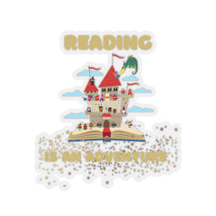 Reading Is an Adventure A - Kiss-Cut Stickers