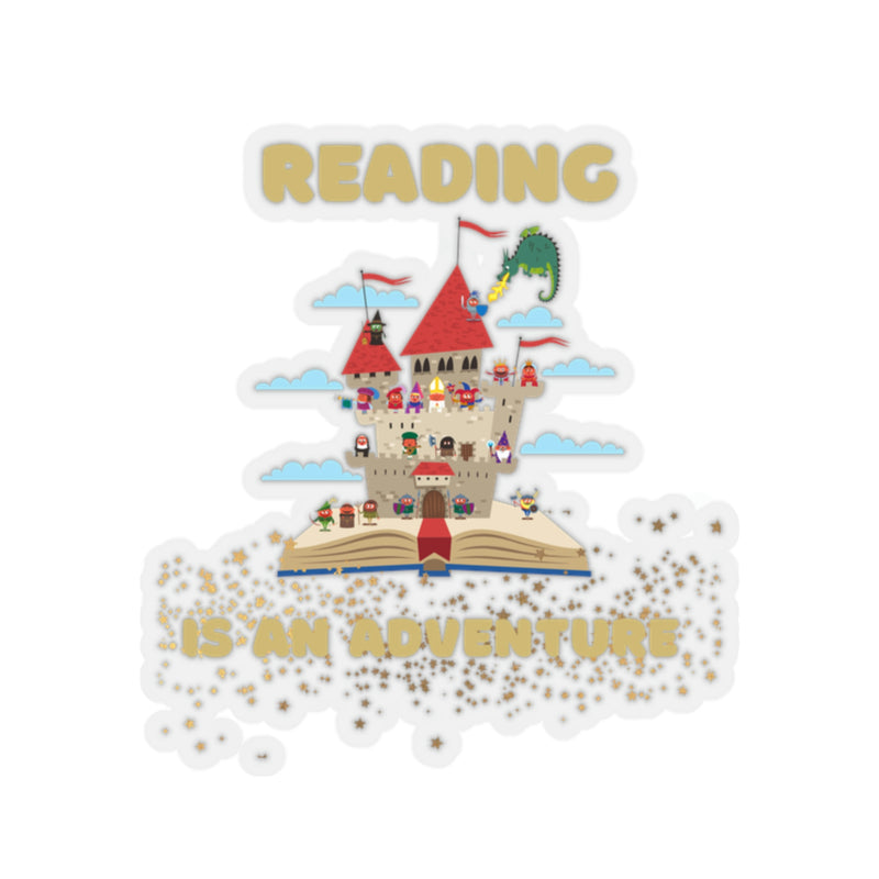 Reading Is an Adventure A - Kiss-Cut Stickers