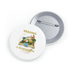 Reading Is an Adventure G - Round Pins