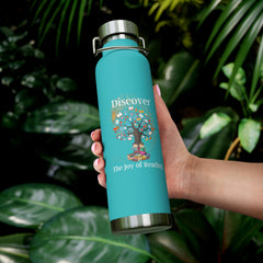 Discover the Joy of Reading - Copper Vacuum Insulated Bottle, 22oz