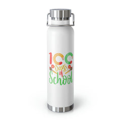 100 Days of School - Copper Vacuum Insulated Bottle, 22oz