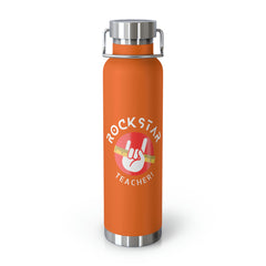 Rockstar Teacher - Copper Vacuum Insulated Bottle, 22oz