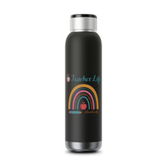 Teacher Life (Big Yellow Rainbow) - Soundwave Copper Vacuum Audio Bottle 22oz