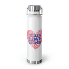 Teach Love Inspire - Copper Vacuum Insulated Bottle, 22oz