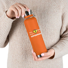 I'm a Teacher, What's Your Superpower - Copper Vacuum Insulated Bottle, 22oz