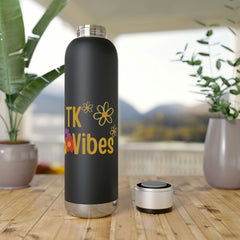 TK Vibes (yellow) - Soundwave Copper Vacuum Audio Bottle 22oz