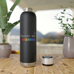 Teachers Are Awesome - Soundwave Copper Vacuum Audio Bottle 22oz