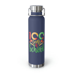 100 Days of School - Copper Vacuum Insulated Bottle, 22oz