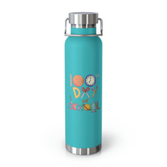 100th Day of School - Copper Vacuum Insulated Bottle, 22oz