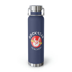 Rockstar Teacher - Copper Vacuum Insulated Bottle, 22oz