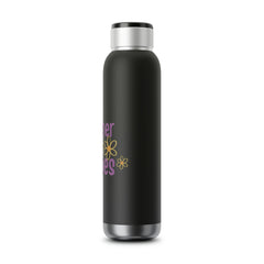 Teacher Vibes (purple) - Soundwave Copper Vacuum Audio Bottle 22oz