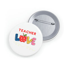 Teacher Love - Round Pins