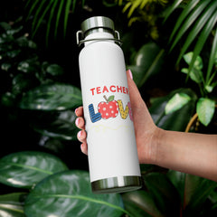 Teacher Love - Copper Vacuum Insulated Bottle, 22oz