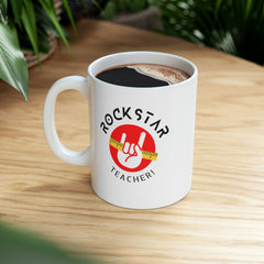 Rockstar Teacher - Ceramic Mug 11oz