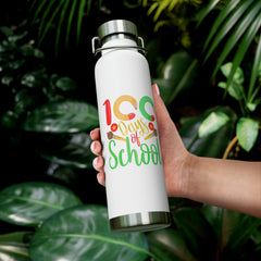 100 Days of School - Copper Vacuum Insulated Bottle, 22oz