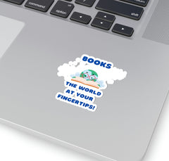 Books: The World at Your Fingertips - Kiss-Cut Stickers