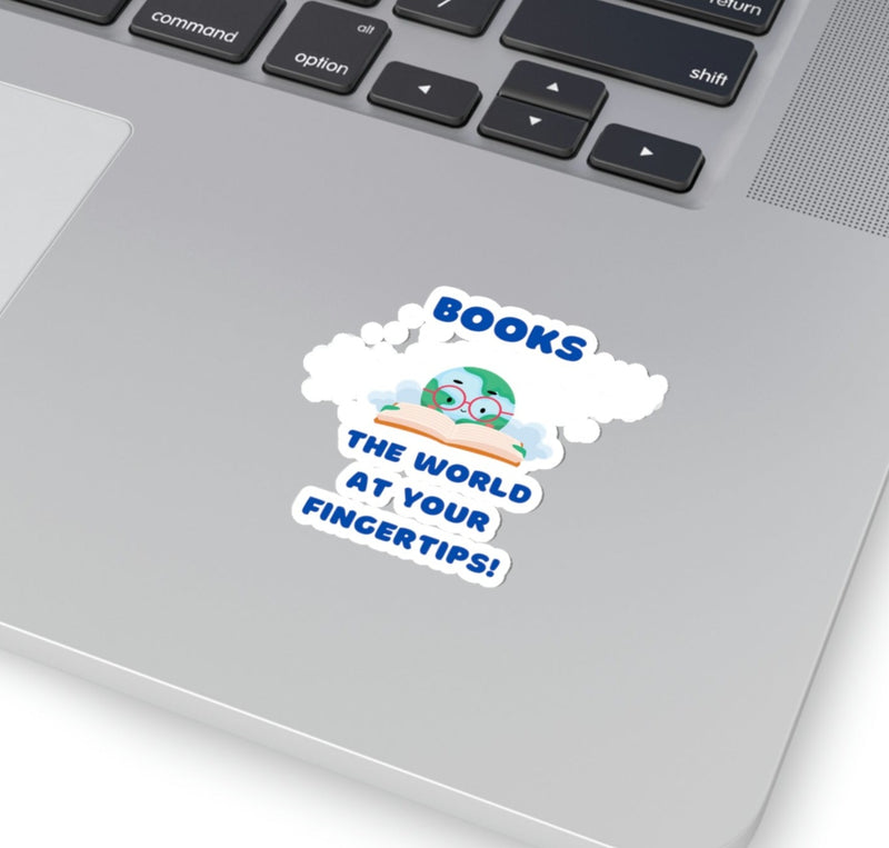 Books: The World at Your Fingertips - Kiss-Cut Stickers