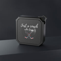 Just a Coach Who Loves Ice Hockey - Blackwater Outdoor Bluetooth Speaker