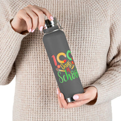 100 Days of School - Copper Vacuum Insulated Bottle, 22oz