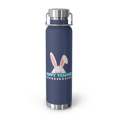 Hoppy Teacher (with Bunny Character) - Copper Vacuum Insulated Bottle, 22oz