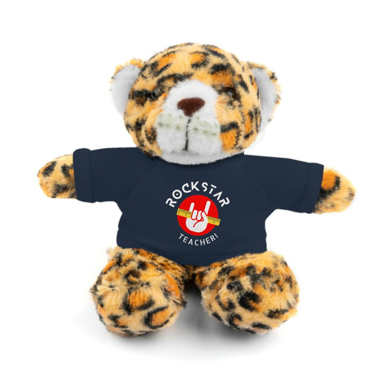 Rockstar Teacher - Stuffed Animals with Tee