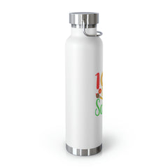 100 Days of School - Copper Vacuum Insulated Bottle, 22oz