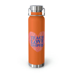 Teach Love Inspire - Copper Vacuum Insulated Bottle, 22oz