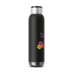 Teacher Vibes (purple) - Soundwave Copper Vacuum Audio Bottle 22oz