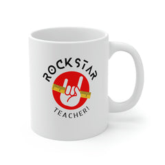 Rockstar Teacher - Ceramic Mug 11oz