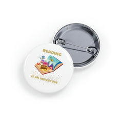 Reading Is an Adventure E - Round Pins