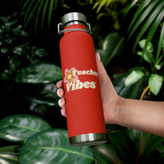 Teacher Vibes - Copper Vacuum Insulated Bottle, 22oz