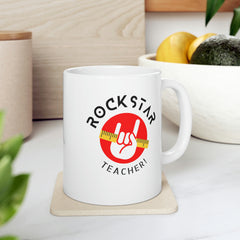 Rockstar Teacher - Ceramic Mug 11oz