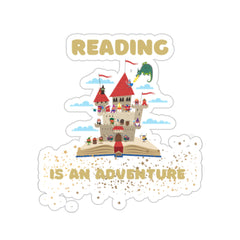 Reading Is an Adventure A - Kiss-Cut Stickers