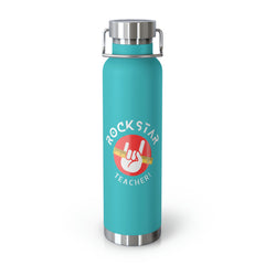 Rockstar Teacher - Copper Vacuum Insulated Bottle, 22oz