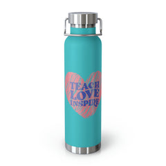 Teach Love Inspire - Copper Vacuum Insulated Bottle, 22oz