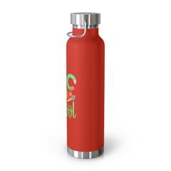 100 Days of School - Copper Vacuum Insulated Bottle, 22oz