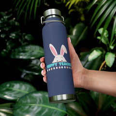 Hoppy Teacher (with Bunny Character) - Copper Vacuum Insulated Bottle, 22oz