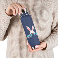 Hoppy Teacher (with Bunny Character) - Copper Vacuum Insulated Bottle, 22oz