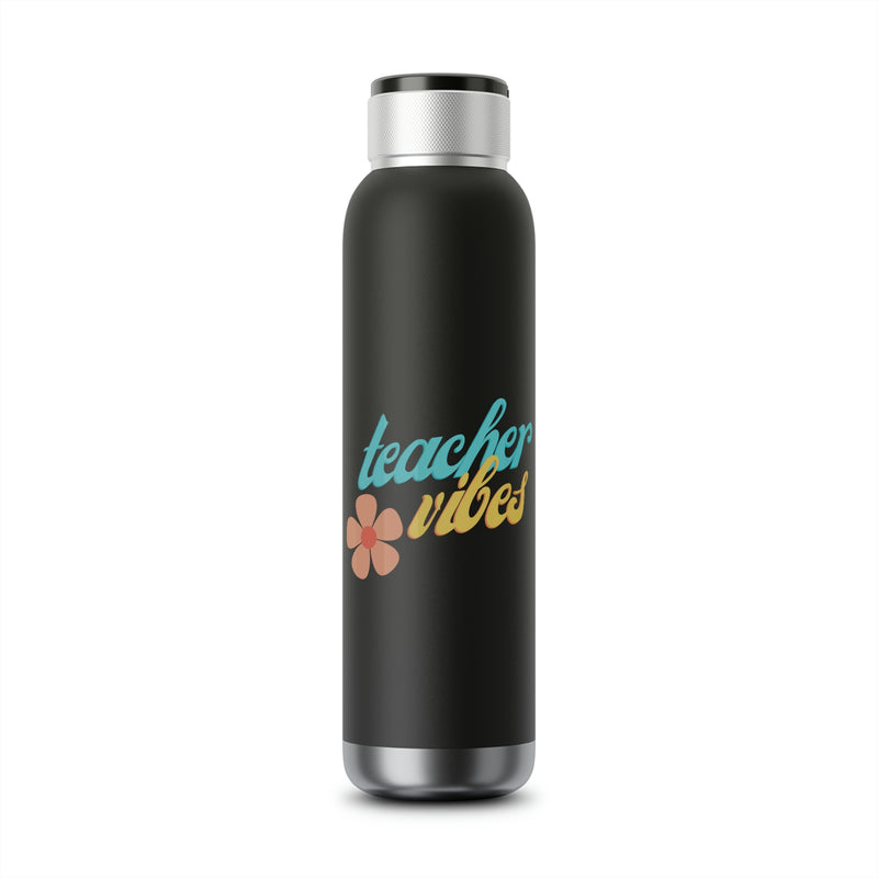 Teacher Vibes - Soundwave Copper Vacuum Audio Bottle 22oz