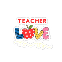 Teacher Love - Kiss-Cut Stickers