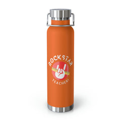 Rockstar Teacher - Copper Vacuum Insulated Bottle, 22oz