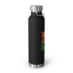 100 Days of School - Copper Vacuum Insulated Bottle, 22oz