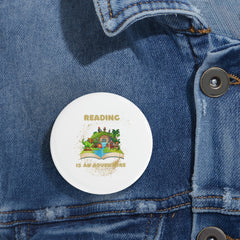 Reading Is an Adventure F - Round Pins