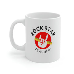 Rockstar Teacher - Ceramic Mug 11oz